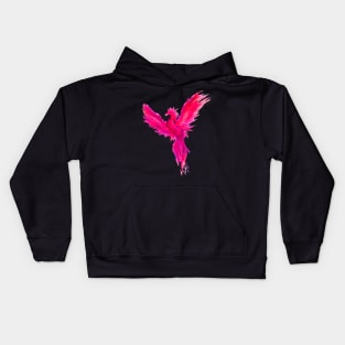 pink phoenix Kids Hoodie